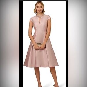 Adrianna Papell mikado for and flare dress, women’s size 16